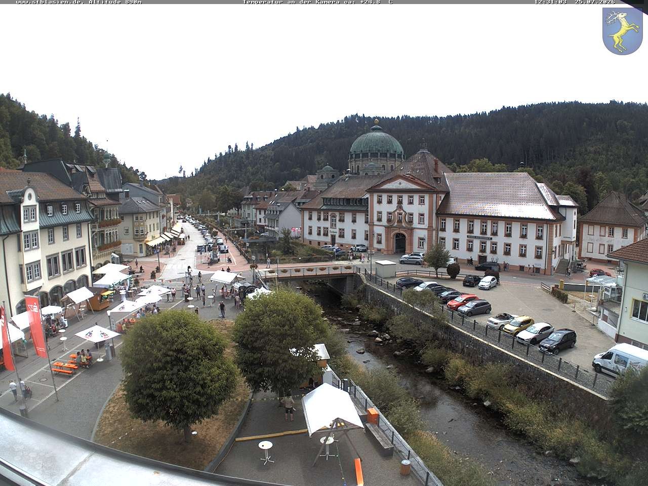 Archiv Foto Webcam St Blasien Menzenschwand: Hauptstraße