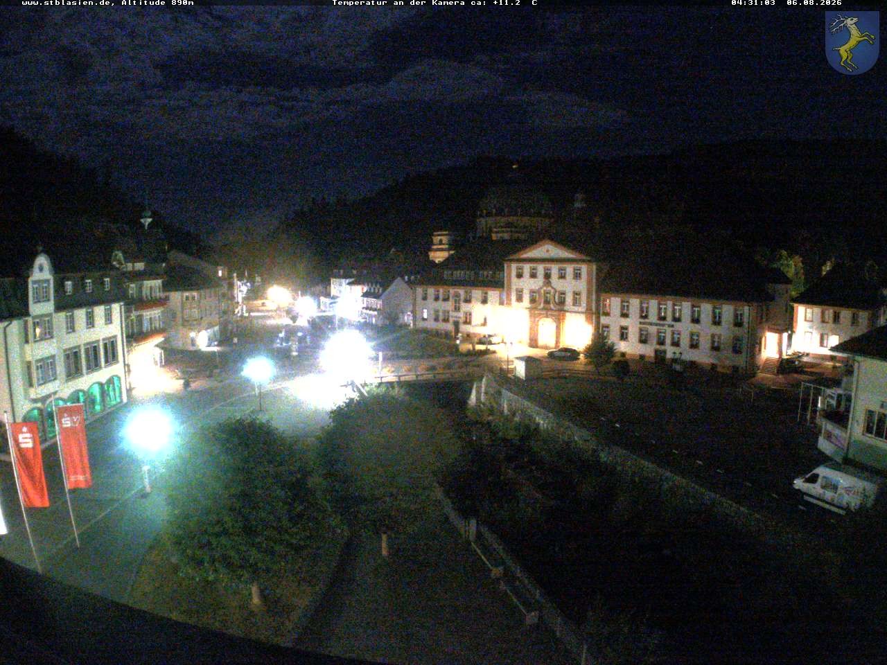 Archived image Webcam St Blasien Menzenschwand: main street