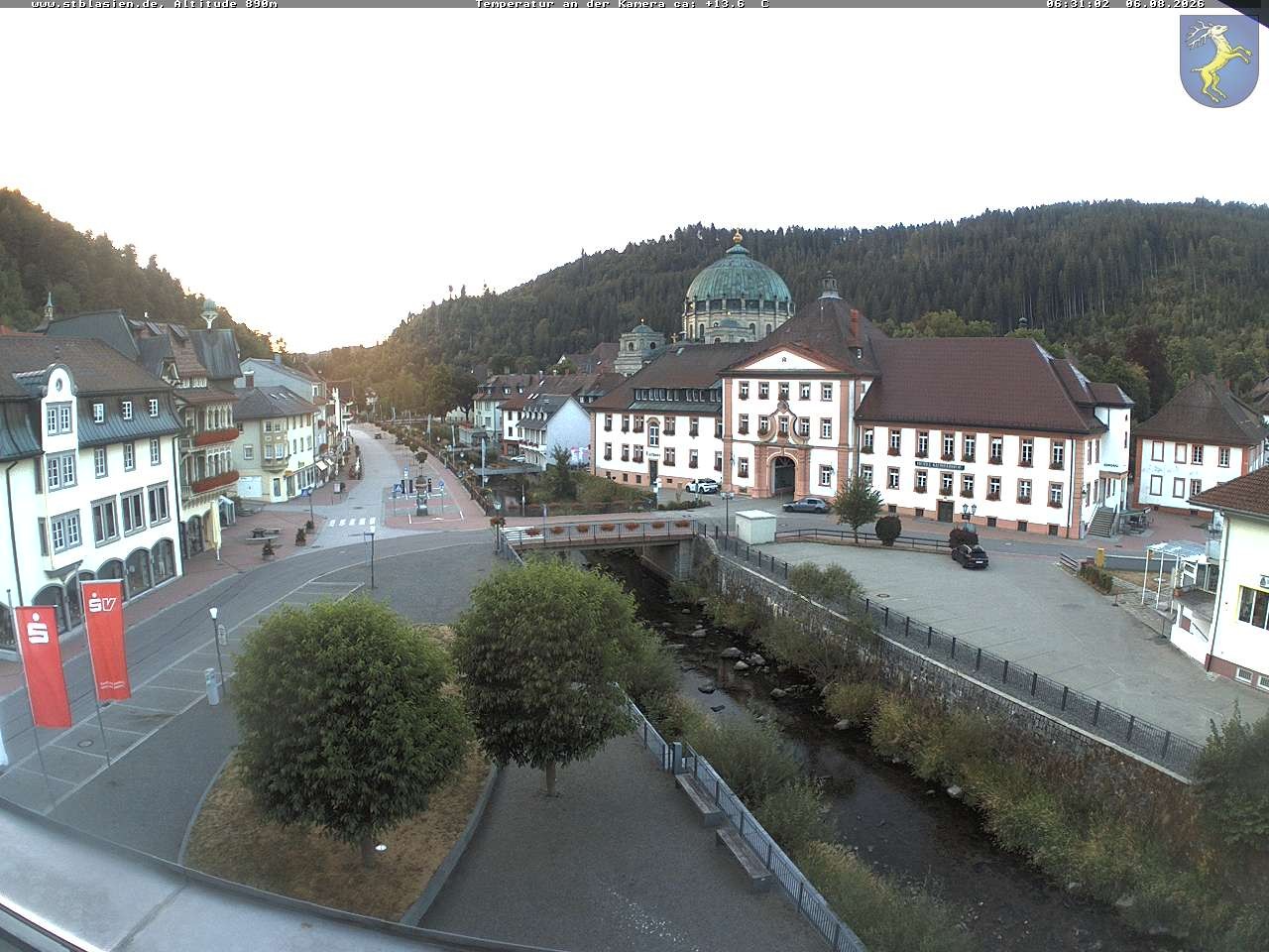 Archived image Webcam St Blasien Menzenschwand: main street
