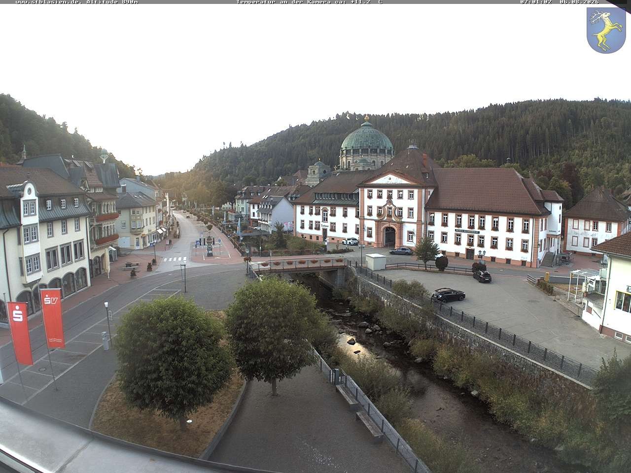 Archived image Webcam St Blasien Menzenschwand: main street