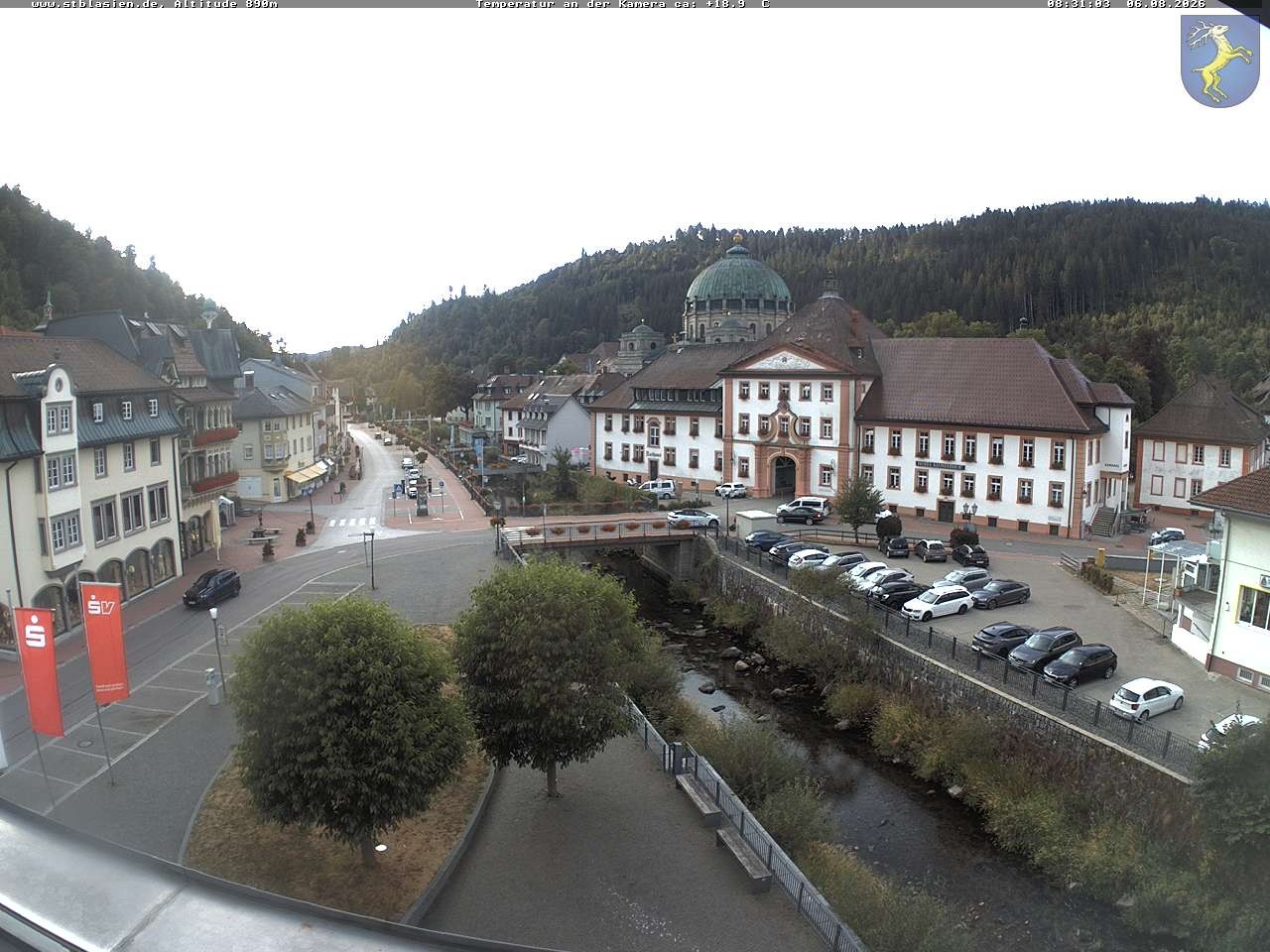 Archived image Webcam St Blasien Menzenschwand: main street