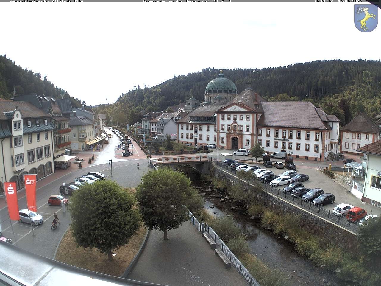 Archived image Webcam St Blasien Menzenschwand: main street