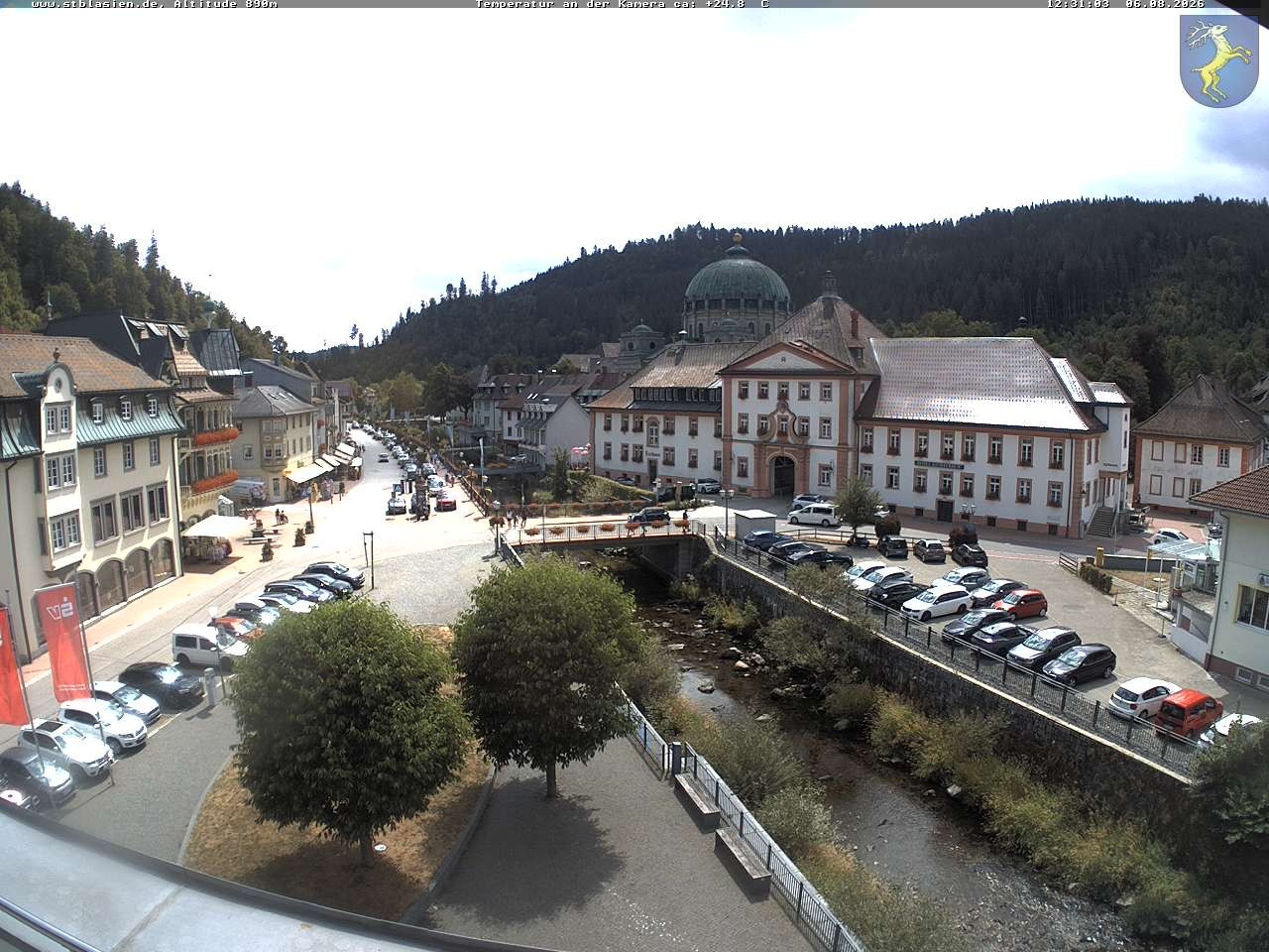 Archived image Webcam St Blasien Menzenschwand: main street
