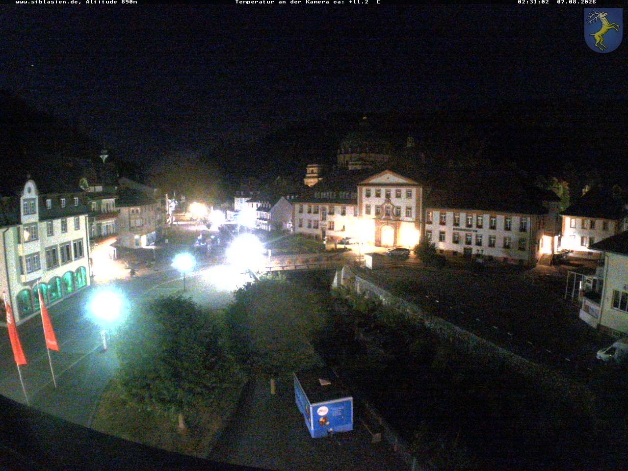 Archived image Webcam St Blasien Menzenschwand: main street