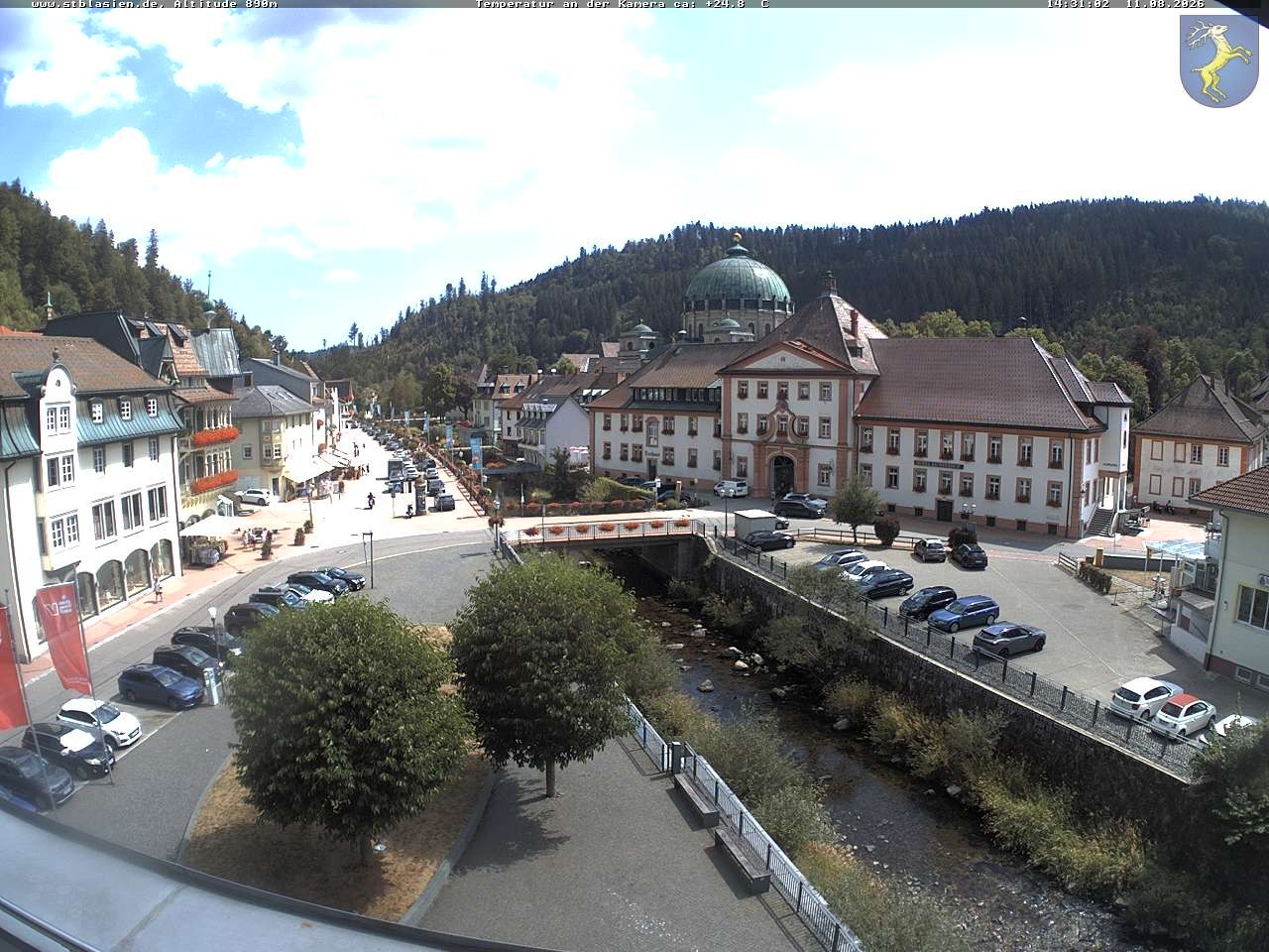 Archiv Foto Webcam St Blasien Menzenschwand: Hauptstraße