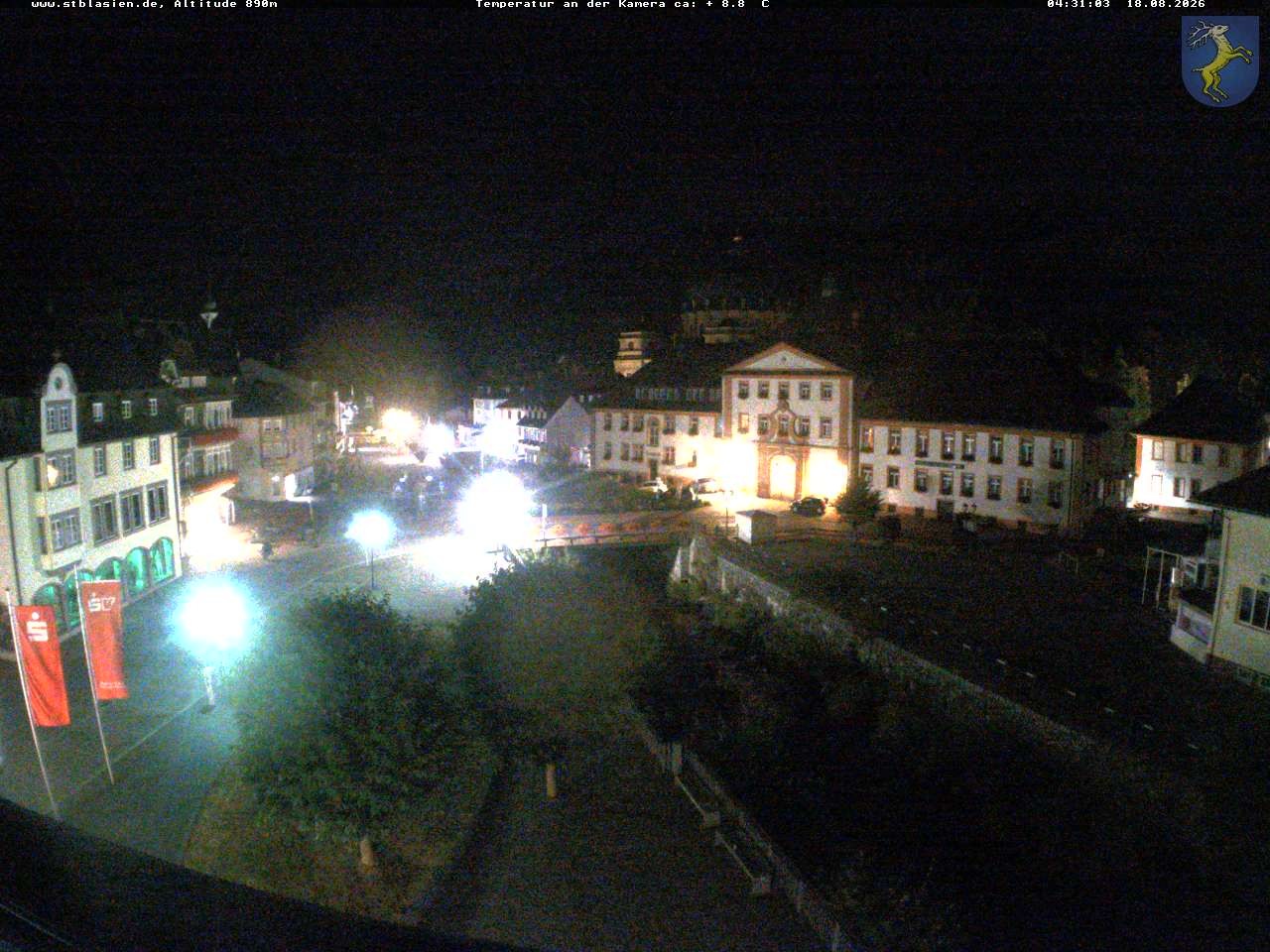 Archived image Webcam St Blasien Menzenschwand: main street