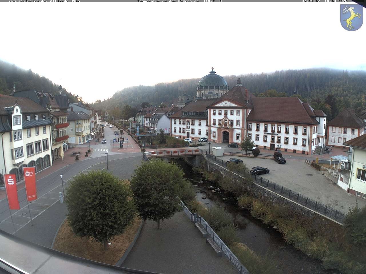 Archived image Webcam St Blasien Menzenschwand: main street