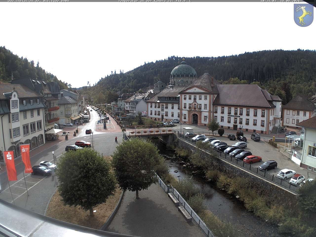 Archived image Webcam St Blasien Menzenschwand: main street