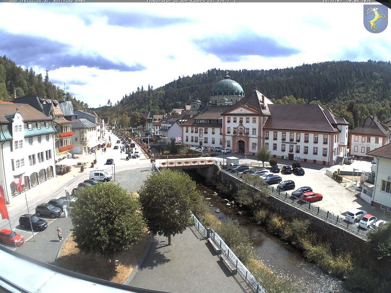Archiv Foto Webcam St Blasien Menzenschwand: Hauptstraße