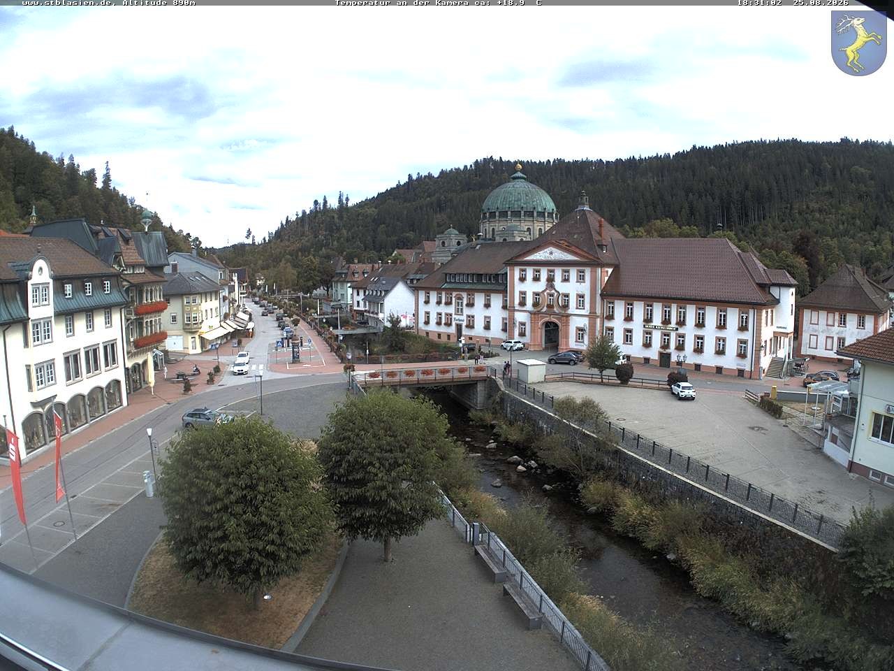 Archived image Webcam St Blasien Menzenschwand: main street