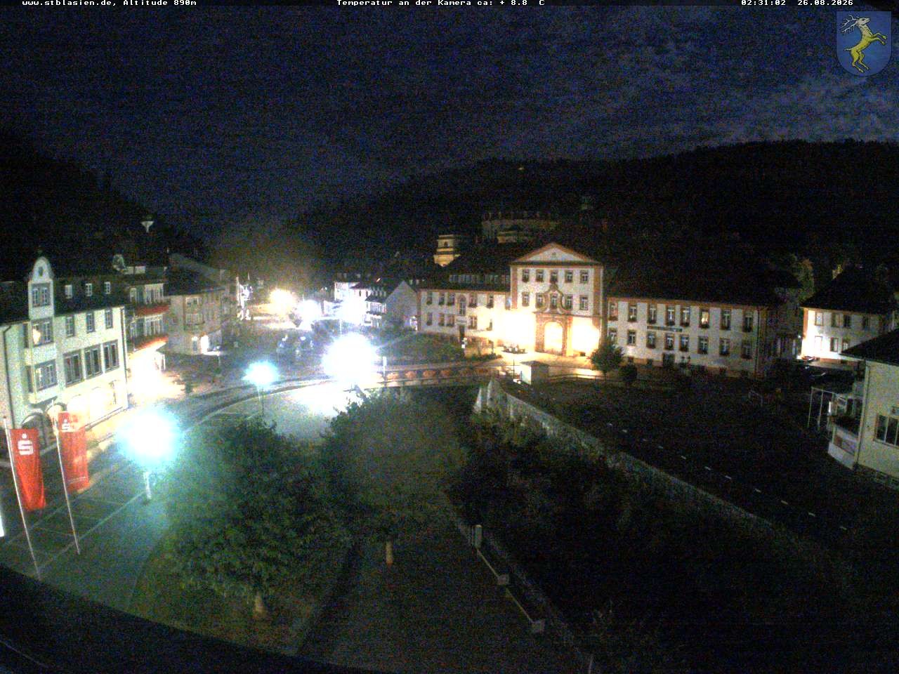 Archived image Webcam St Blasien Menzenschwand: main street