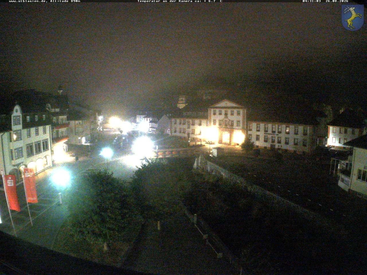 Archived image Webcam St Blasien Menzenschwand: main street