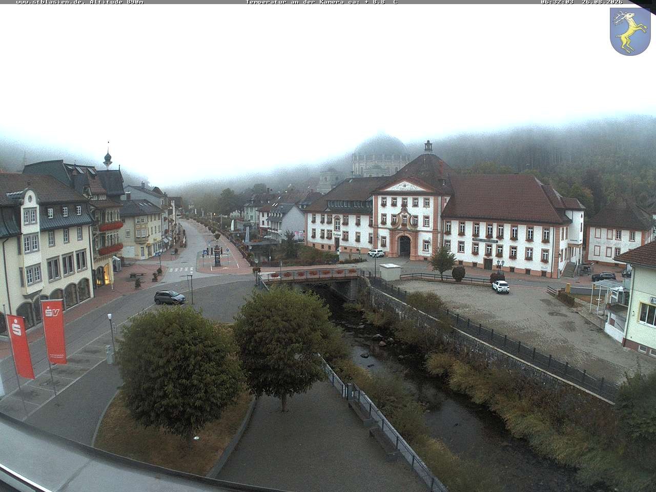 Archived image Webcam St Blasien Menzenschwand: main street