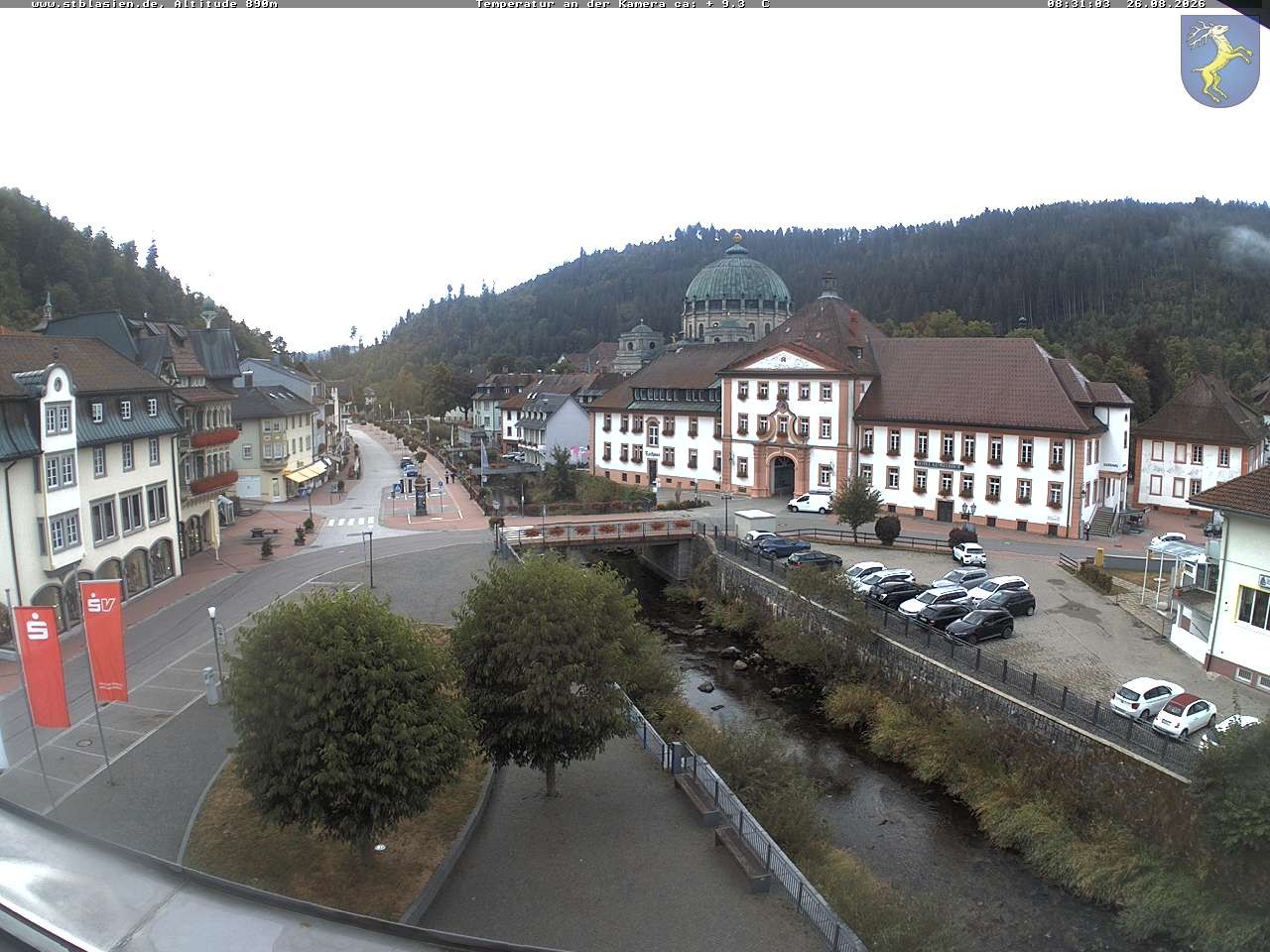 Archived image Webcam St Blasien Menzenschwand: main street
