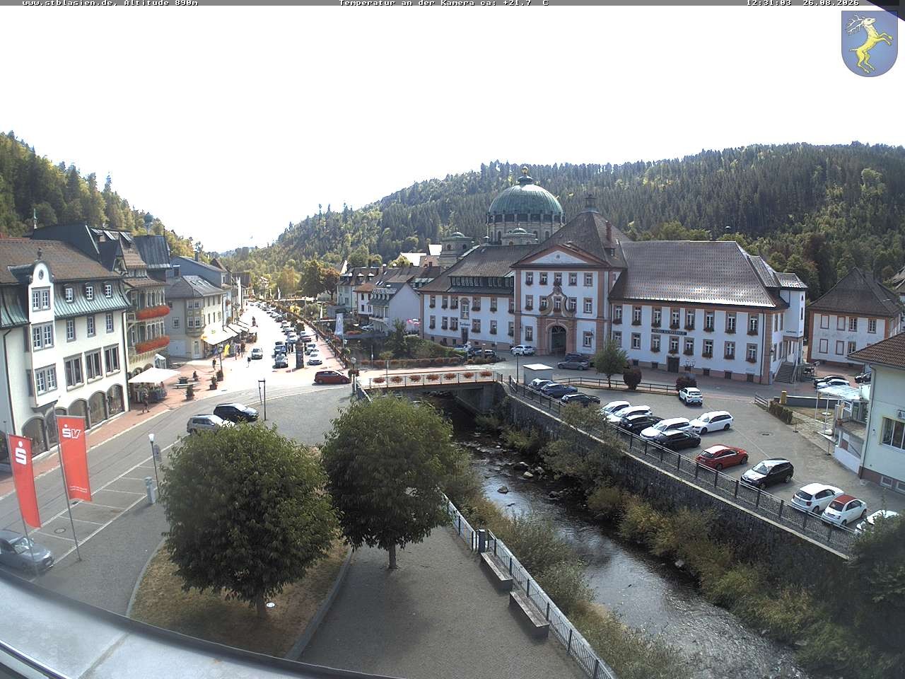 Archived image Webcam St Blasien Menzenschwand: main street