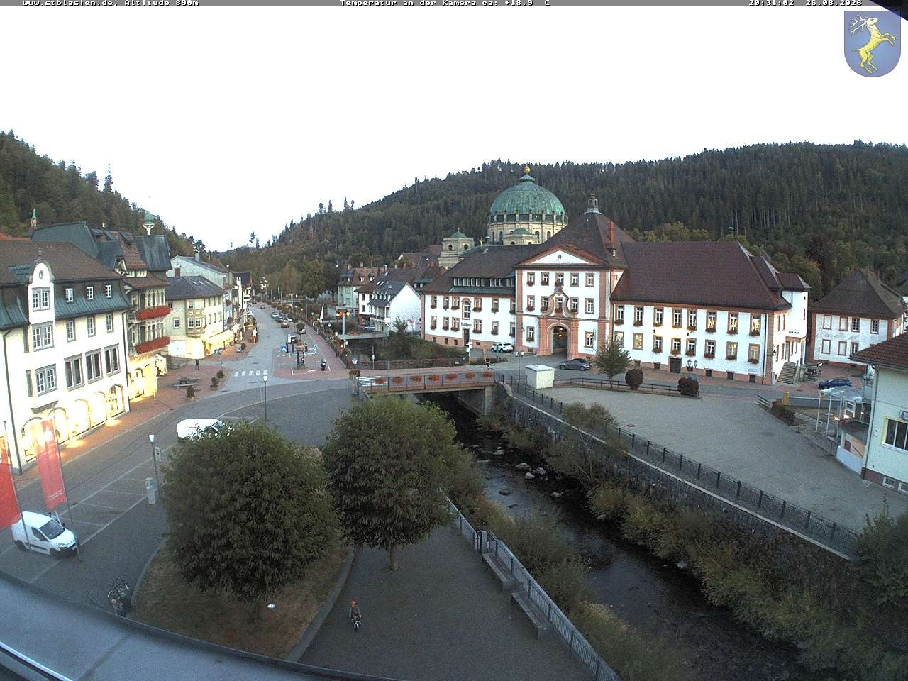 Archived image Webcam St Blasien Menzenschwand: main street