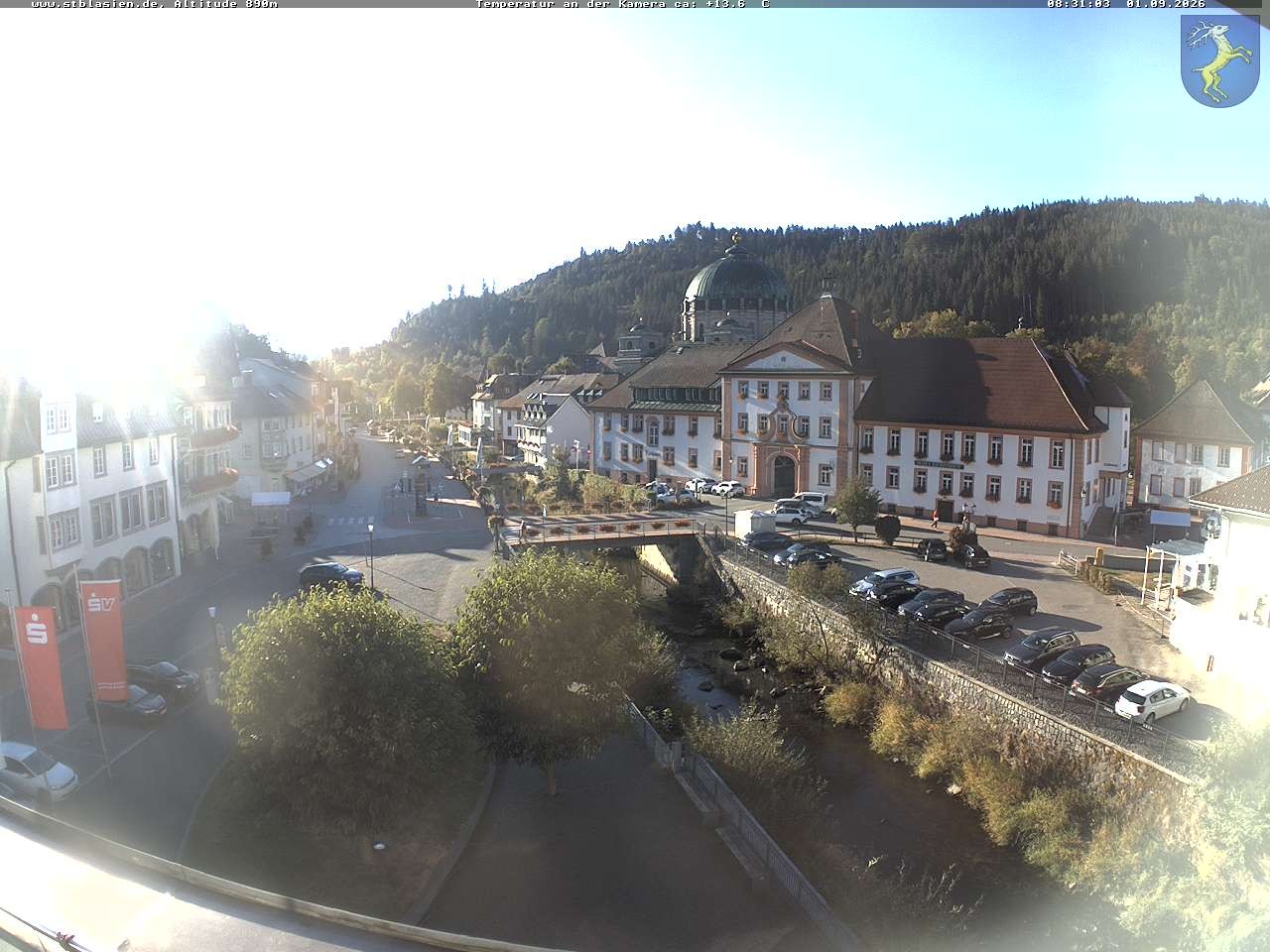 Archiv Foto Webcam St Blasien Menzenschwand: Hauptstraße