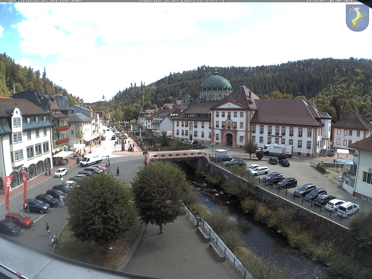Archiv Foto Webcam St Blasien Menzenschwand: Hauptstraße