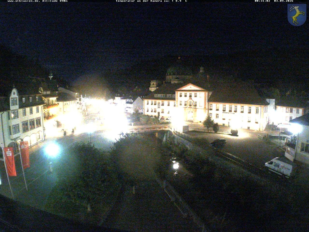 Archived image Webcam St Blasien Menzenschwand: main street