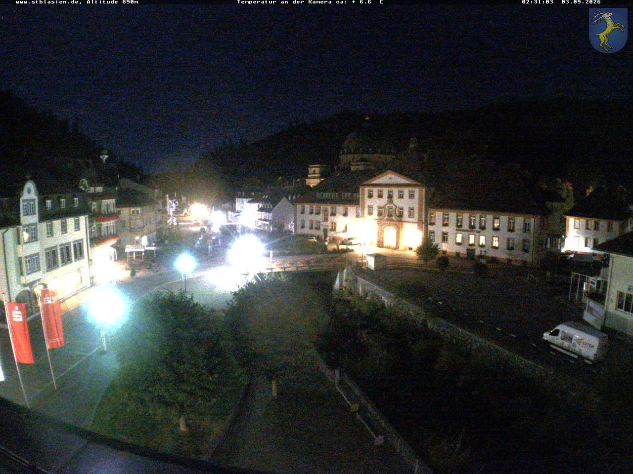 Archived image Webcam St Blasien Menzenschwand: main street