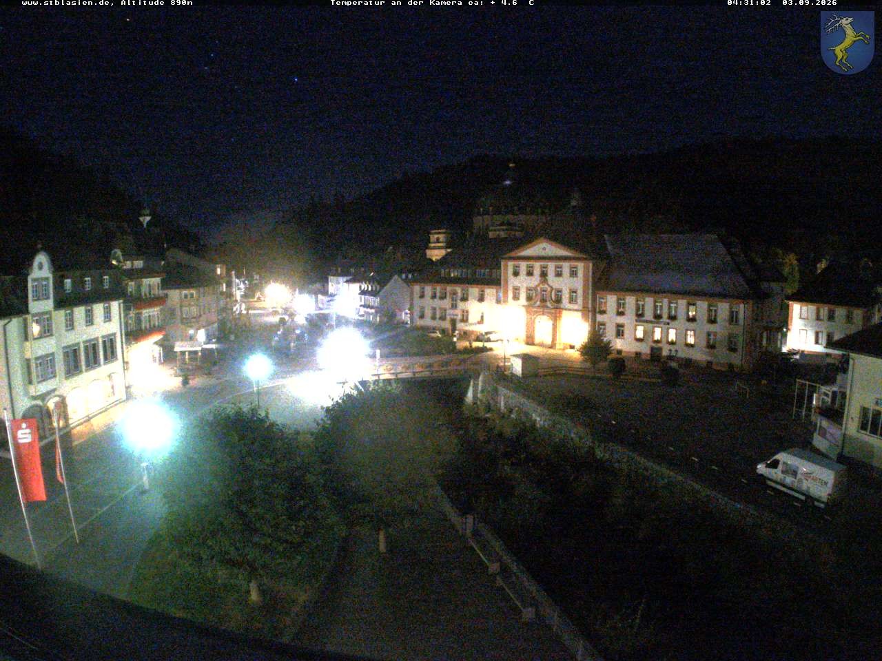 Archived image Webcam St Blasien Menzenschwand: main street
