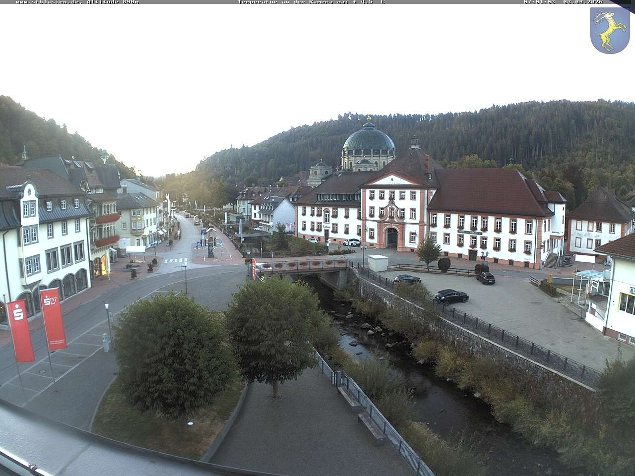 Archived image Webcam St Blasien Menzenschwand: main street