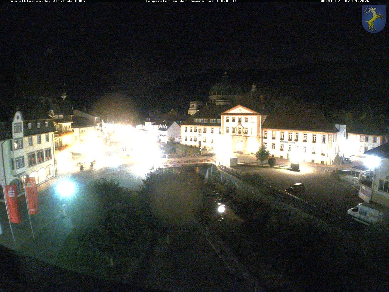 Archived image Webcam St Blasien Menzenschwand: main street