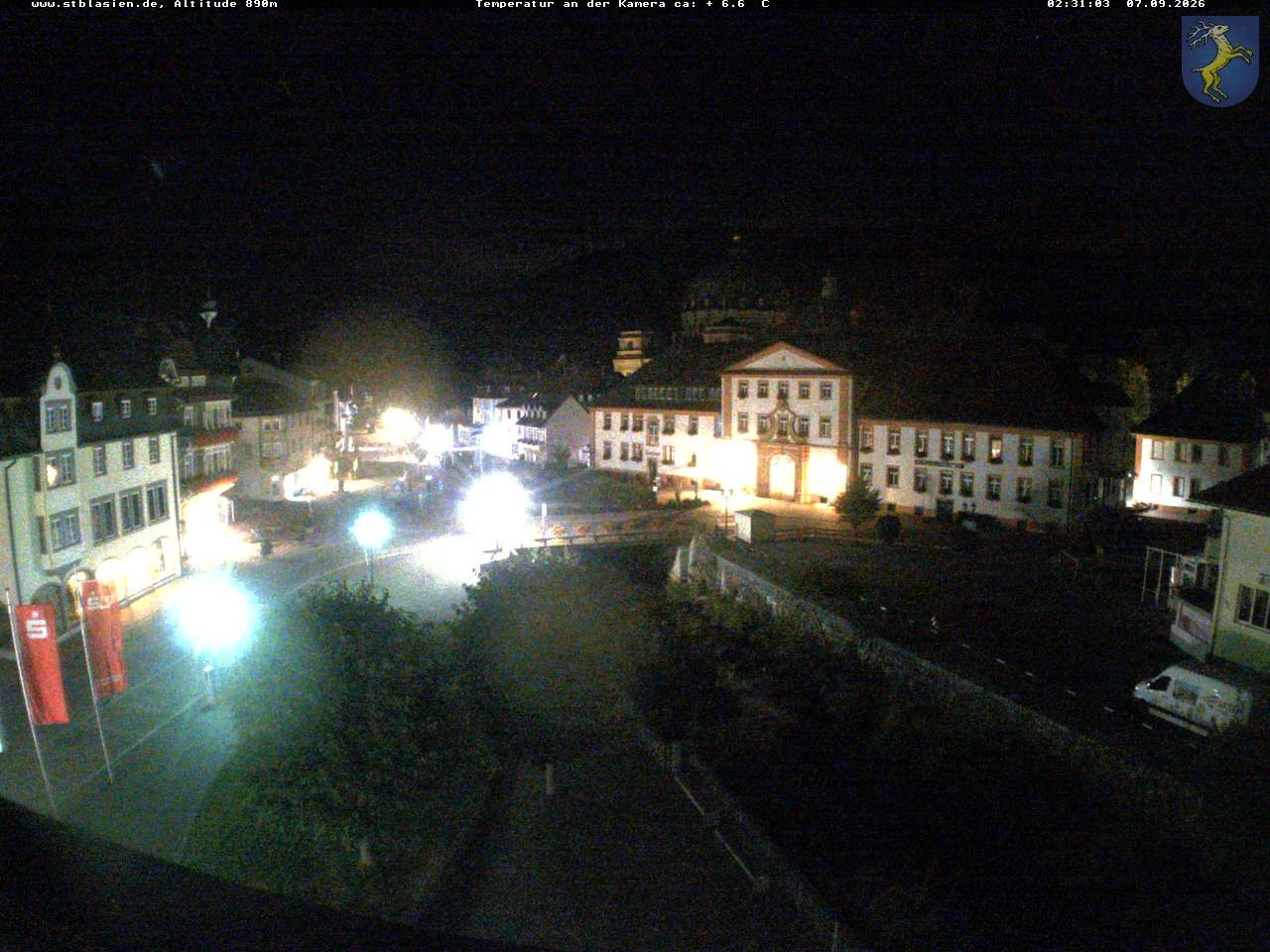 Archived image Webcam St Blasien Menzenschwand: main street