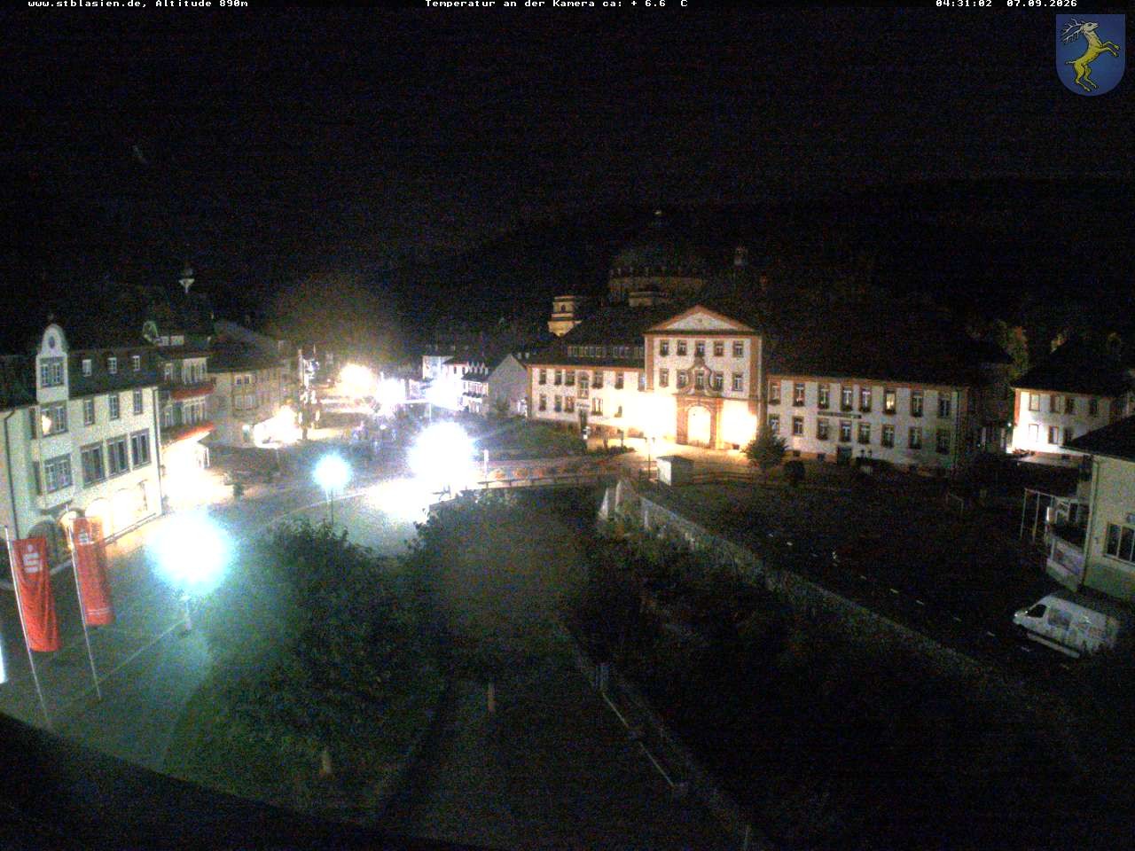 Archived image Webcam St Blasien Menzenschwand: main street