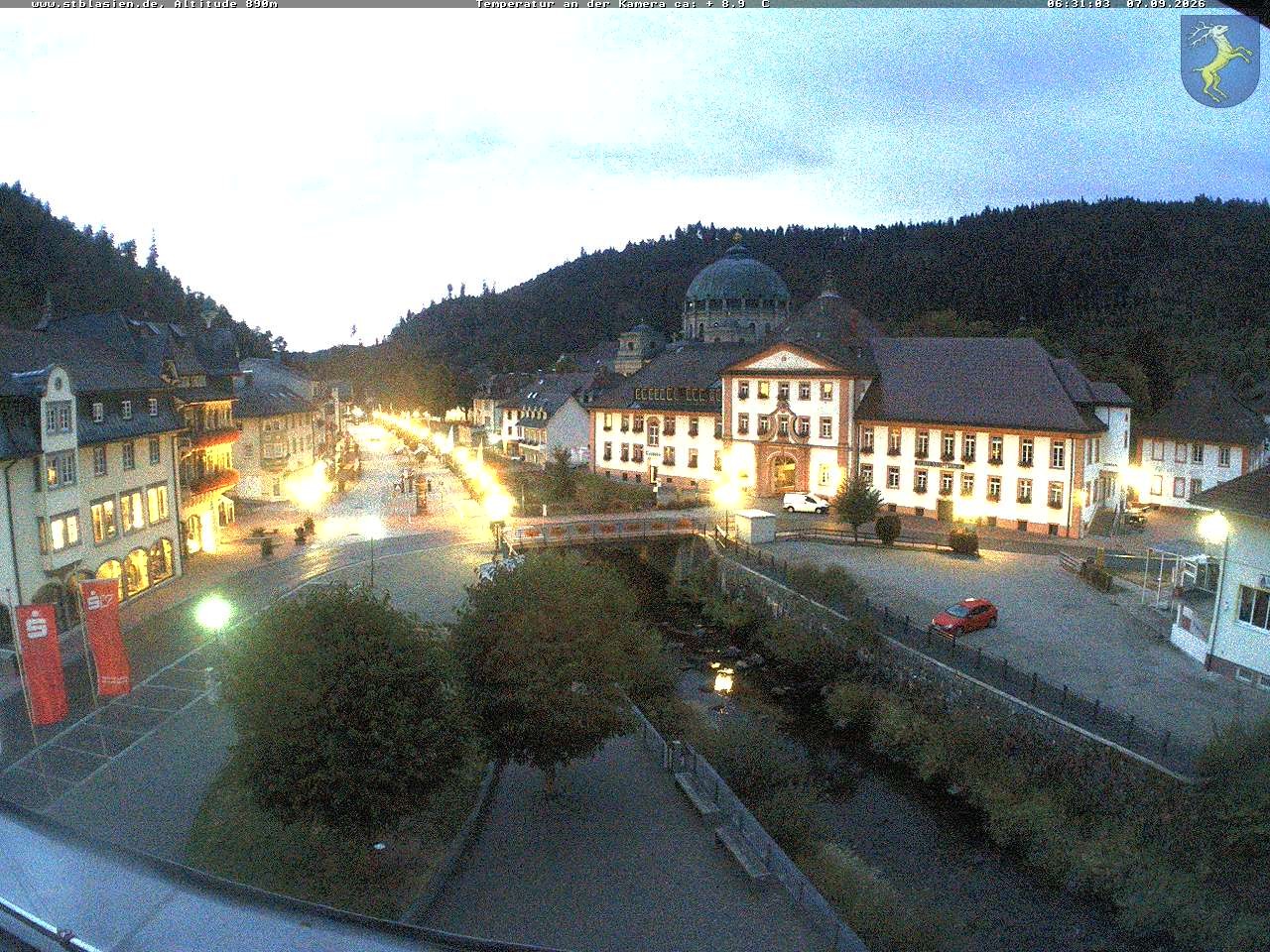 Archived image Webcam St Blasien Menzenschwand: main street