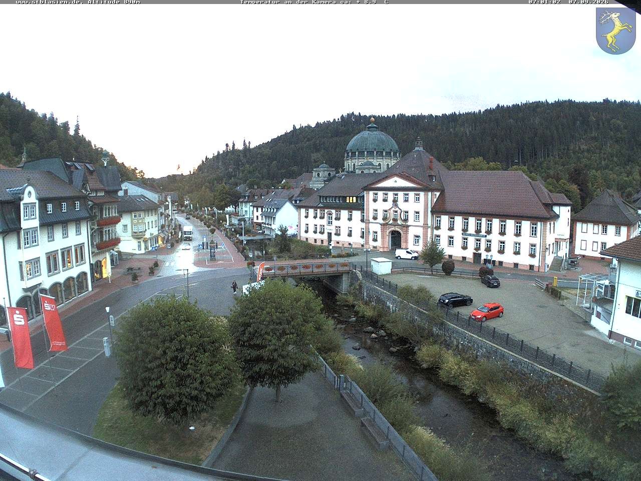 Archived image Webcam St Blasien Menzenschwand: main street