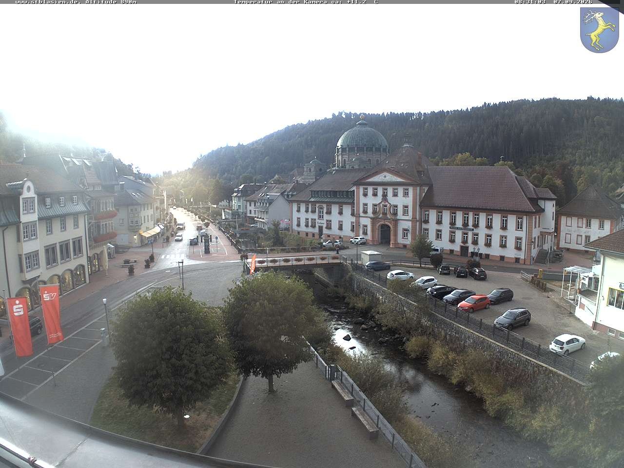 Archived image Webcam St Blasien Menzenschwand: main street