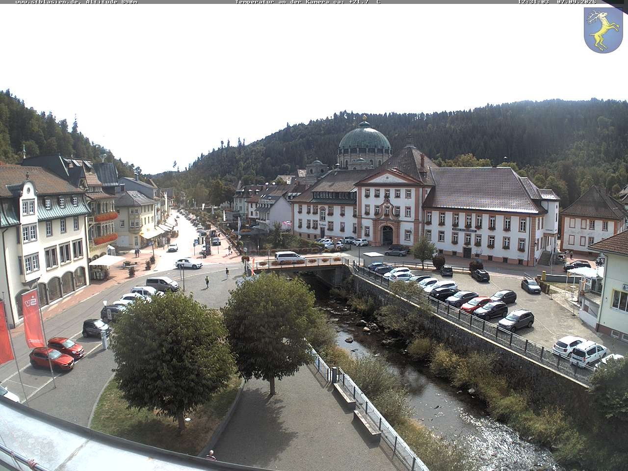 Archived image Webcam St Blasien Menzenschwand: main street