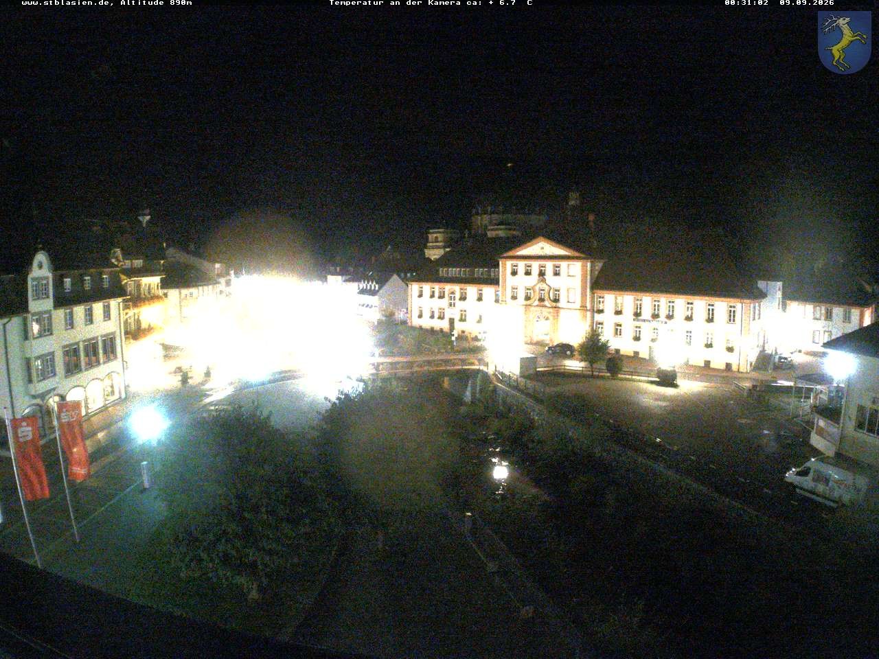 Archived image Webcam St Blasien Menzenschwand: main street