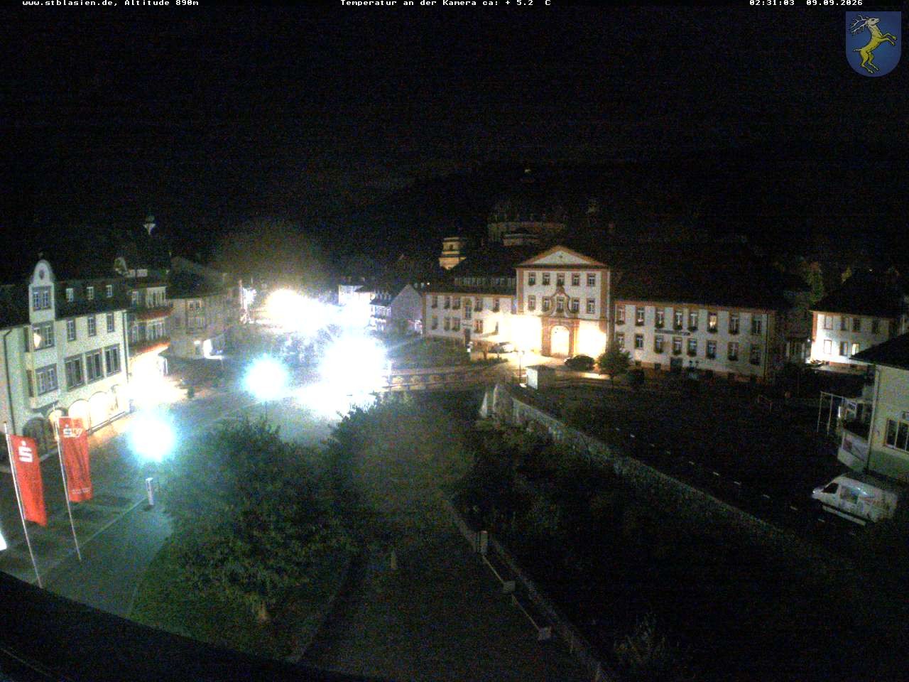 Archived image Webcam St Blasien Menzenschwand: main street