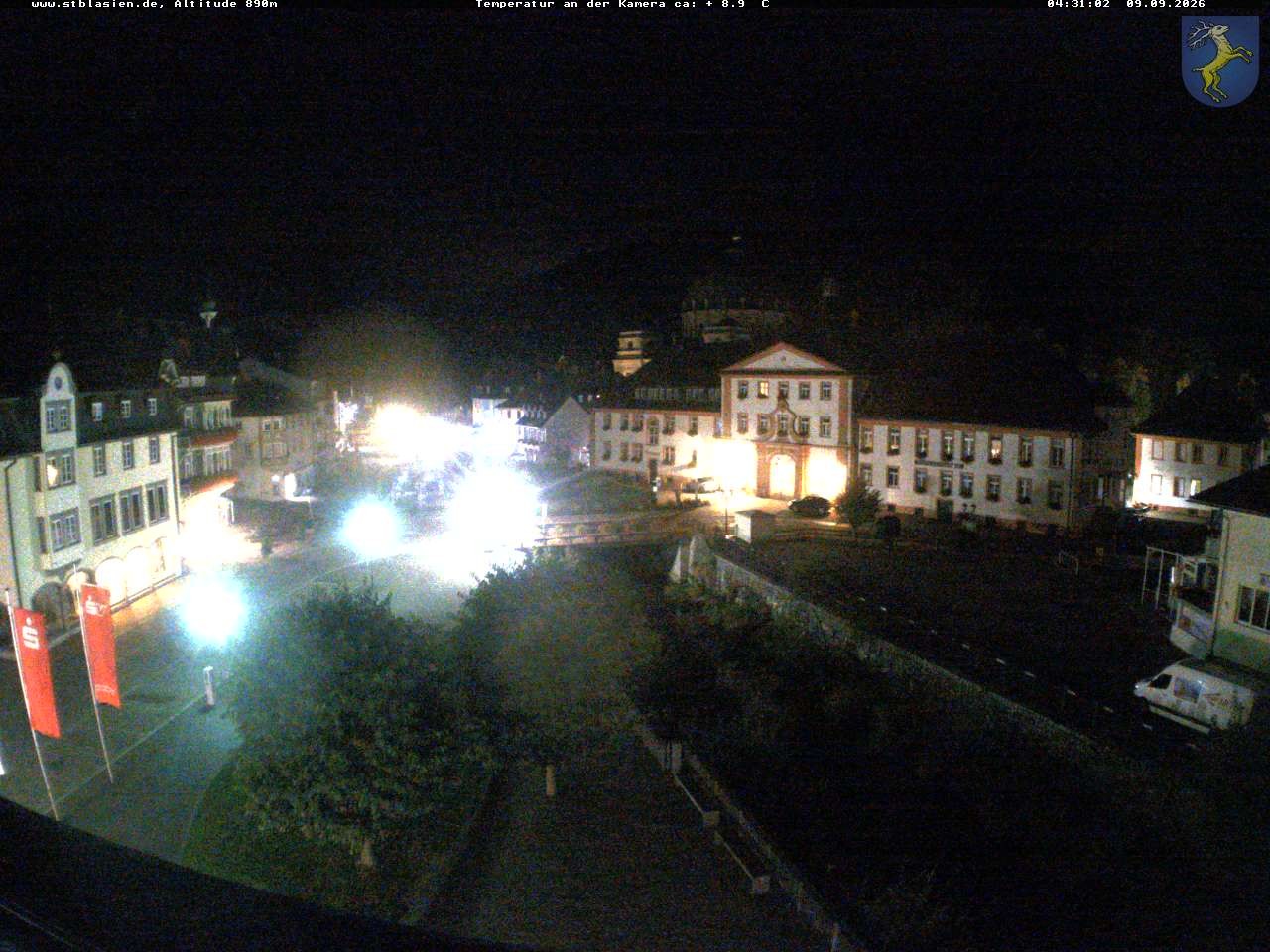 Archived image Webcam St Blasien Menzenschwand: main street