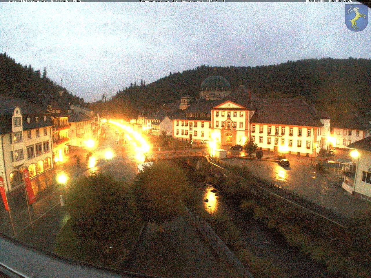 Archived image Webcam St Blasien Menzenschwand: main street
