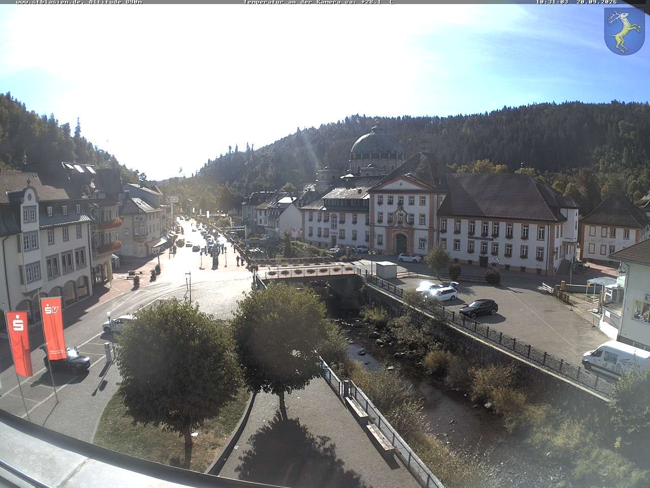 Archiv Foto Webcam St Blasien Menzenschwand: Hauptstraße