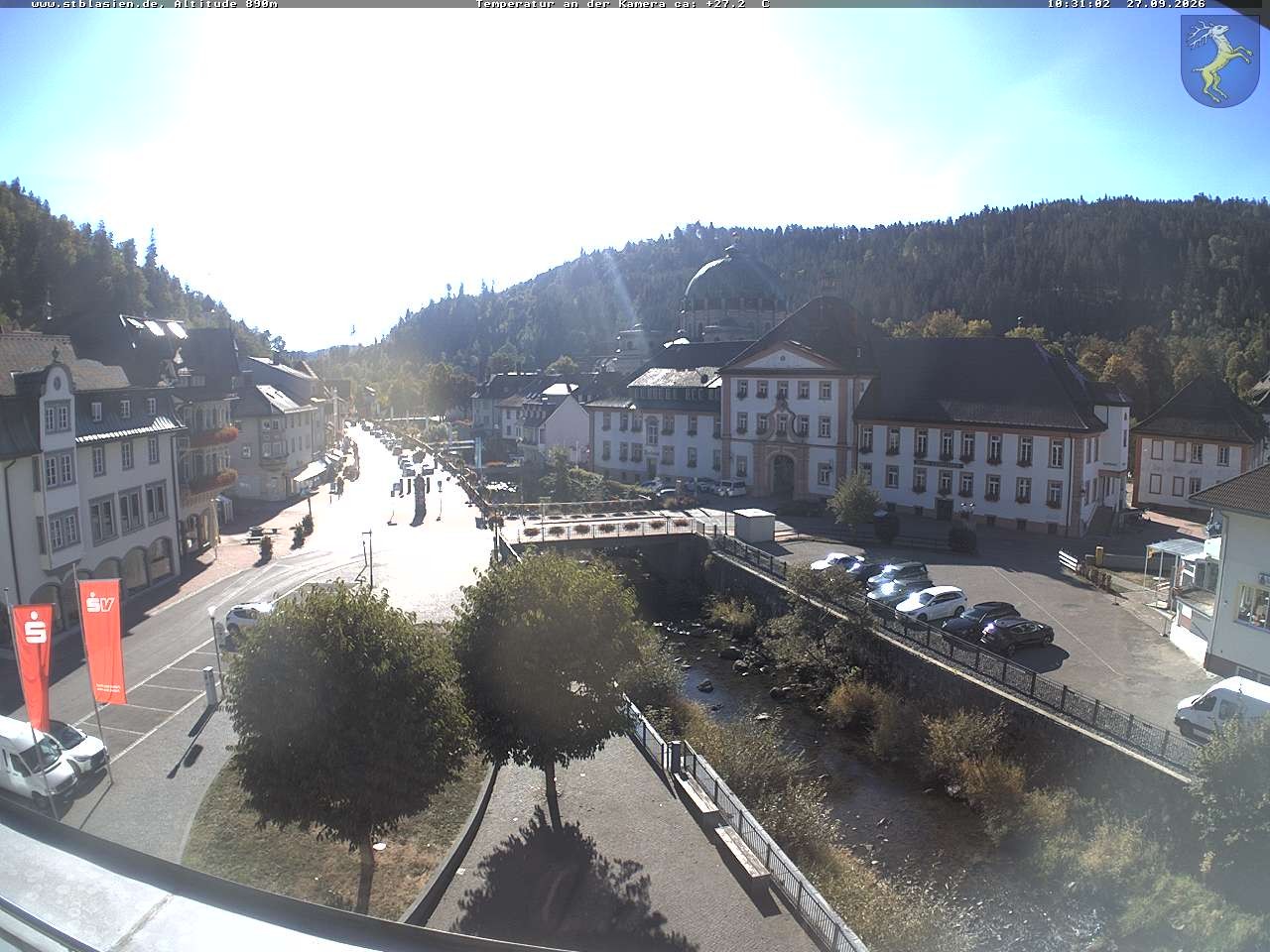 Archiv Foto Webcam St Blasien Menzenschwand: Hauptstraße