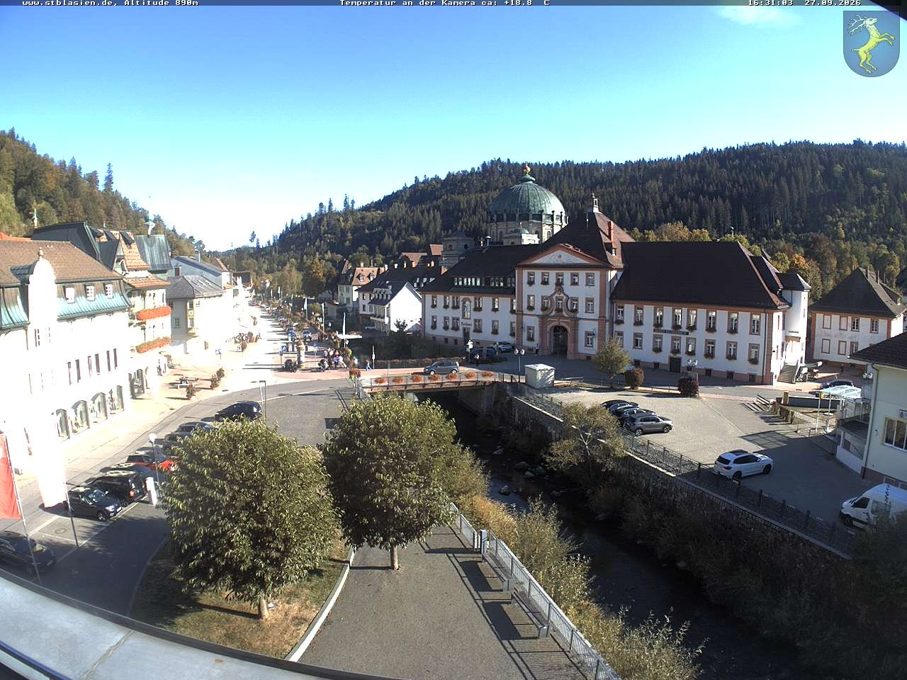 Archiv Foto Webcam St Blasien Menzenschwand: Hauptstraße