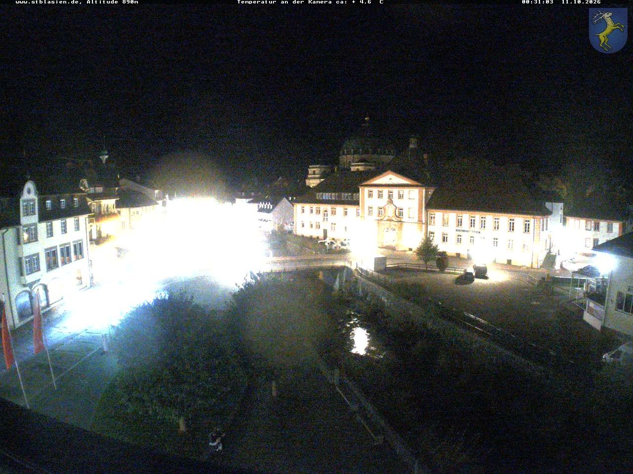 Archived image Webcam St Blasien Menzenschwand: main street