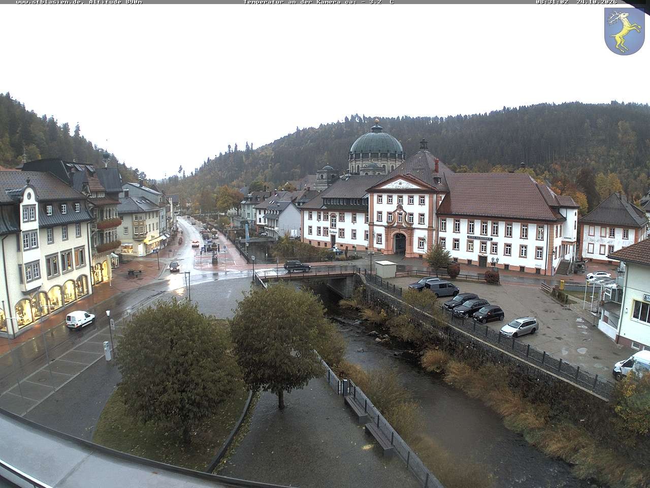 Archived image Webcam St Blasien Menzenschwand: main street