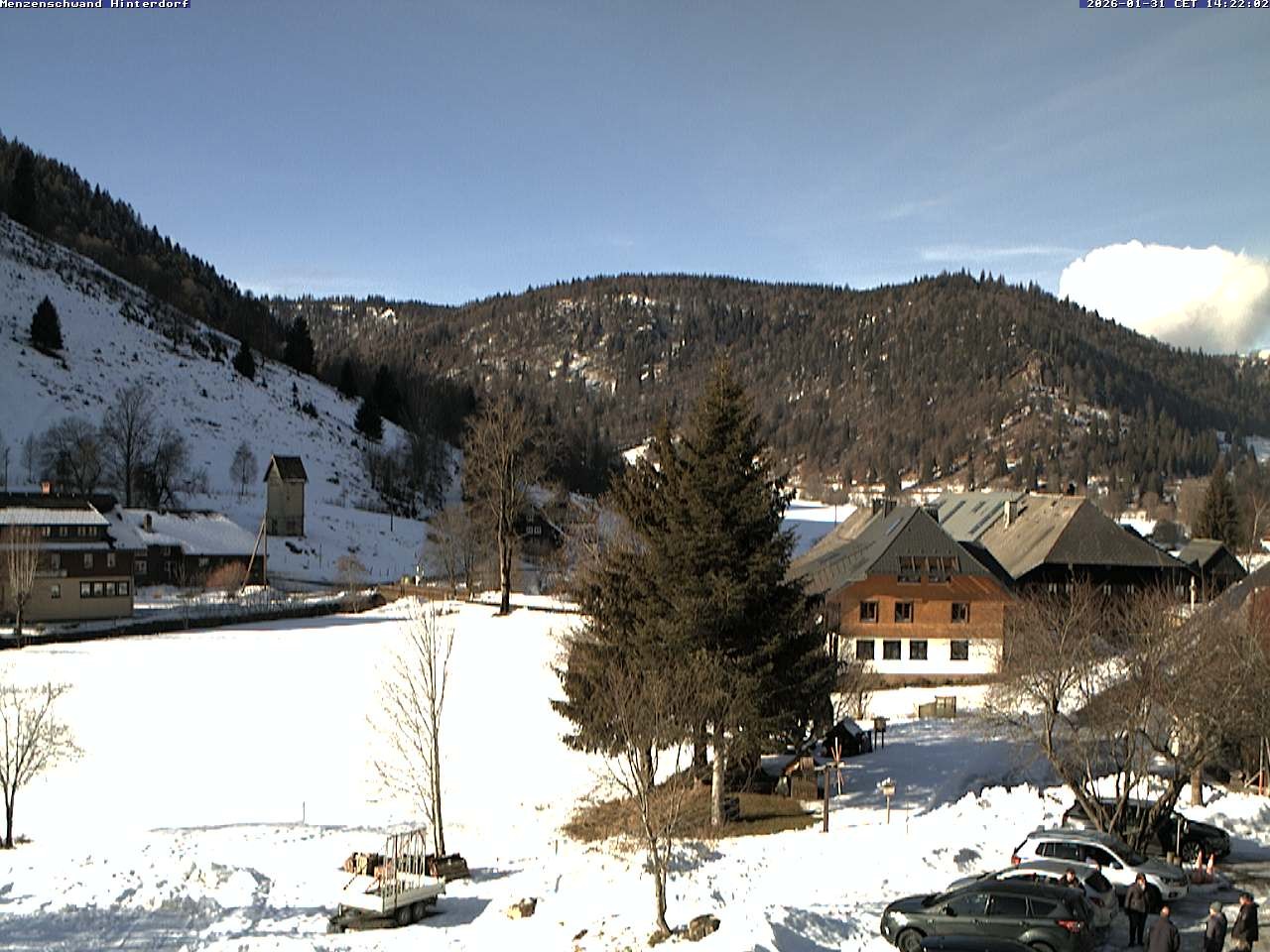Archived image Webcam Menzenschwand (Hinterdorf)