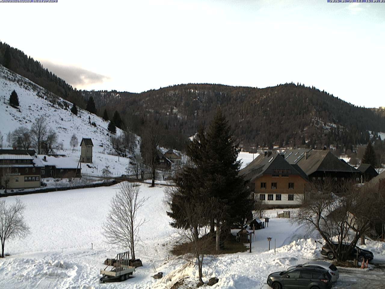 Archived image Webcam Menzenschwand (Hinterdorf)