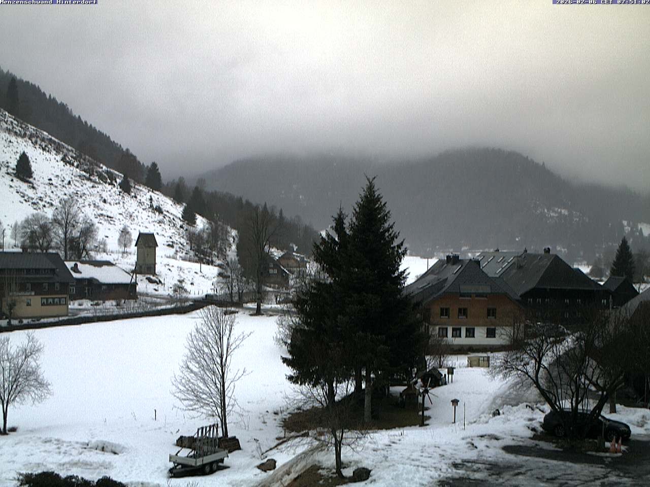 Archiv Foto Webcam Menzenschwand: Hinterdorf