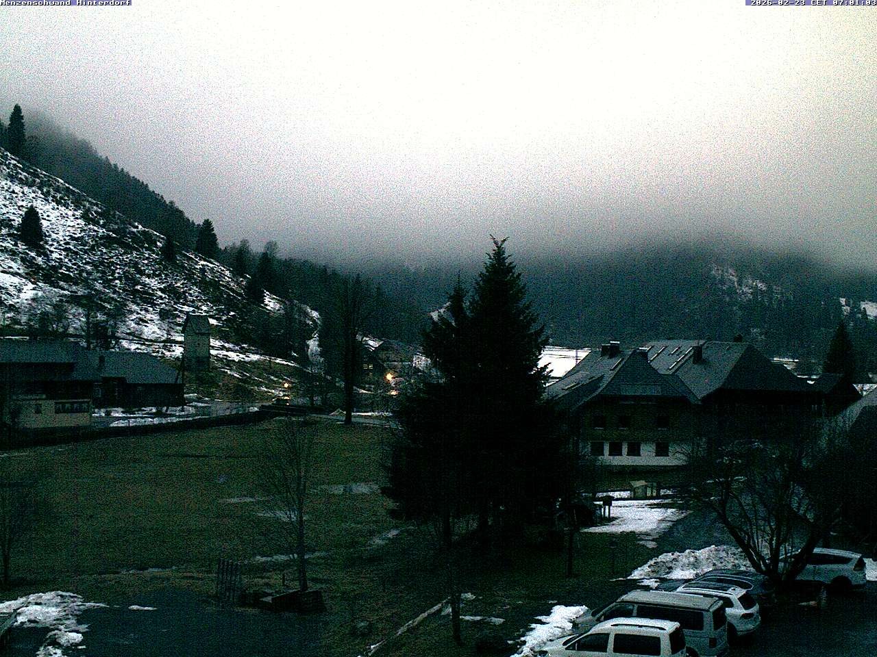 Archiv Foto Webcam Menzenschwand: Hinterdorf