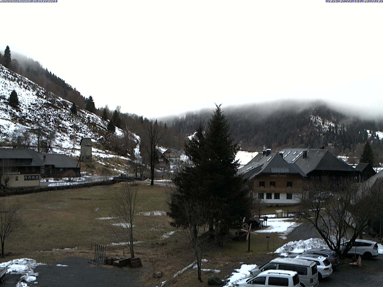 Archiv Foto Webcam Menzenschwand: Hinterdorf