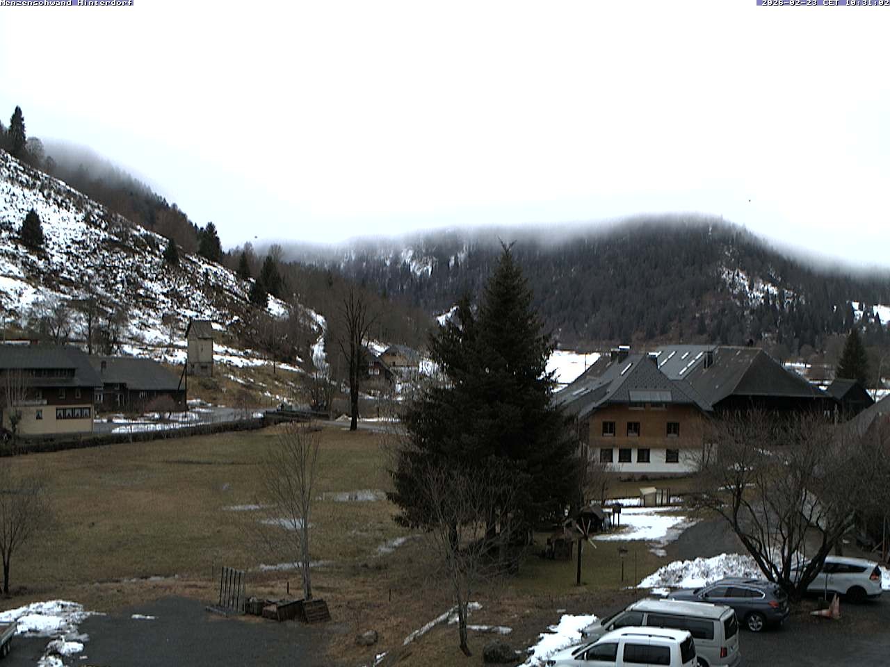 Archiv Foto Webcam Menzenschwand: Hinterdorf