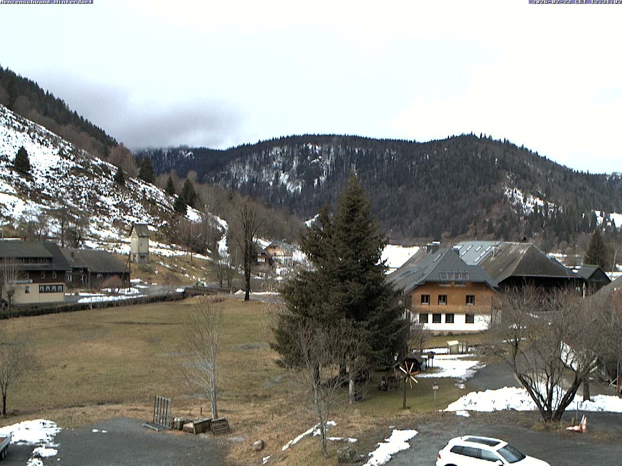 Archiv Foto Webcam Menzenschwand: Hinterdorf