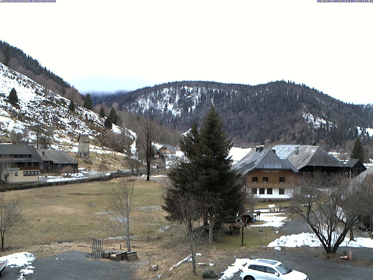 Archiv Foto Webcam Menzenschwand: Hinterdorf